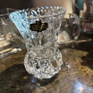 Krystal Clear Decorative Glass Bud Vase